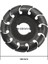 2 Adet 90MM Ahşap Oyma Diski 12 Diş Ahşap Şekillendirme Diski 16MM Delik Çok Fonksiyonlu Taşlama Eki 100/115 Açı Öğütücü Ağaç Işleme Aleti (Yurt Dışından) 5