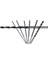 7 Adet x Uzun Ahşap Matkap Ucu Seti 4mm 5mm 6mm 7mm 8mm 10MM 12MM x 300MM Brad Noktası (Yurt Dışından) 4