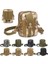 Haki-Outdoormen Taktik Molle Kese Kemer Bel Paketi Çanta Küçük Cep Askeri Koşu Kılıfı Seyahat Kamp Çantaları Yumuşak Geri (Yurt Dışından) 3