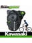 Siyah-Yeni Kawasaki Bisiklet Çantası Motosiklet Çantası Erkek ve Kadın Açık Bacak Çantası Yürüyüş Bel Çantası Dağcılık Çantası (Yurt Dışından) 2