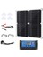 50W Güneş Panelı 18V Güneş Pilleri Bankası Konektörü Kapağı ile 100A Güneş Şarj Kontrol Cihazı IP65 Telefon Araba Rv Tekne Şarj Cihazı (Yurt Dışından) 2