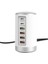 65W USB Hızlı Şarj Cihazı Hub Hızlı Şarj Qc3.0 Çoklu 6 Bağlantı Noktalı USB Tip C Pd Şarj Cihazı Şarj Istasyonu (Beyaz) Abd Tak (Yurt Dışından) 1