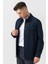 Aarberg 58144 Mevsimlik Slim Fit Pamuklu Mont Lacivert 4