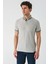 Taş Rengi Desenli Jakarlı Düğmeli Yaka Cepli Casual Slim Fit Dar Kesim Tişört 1011240175 1