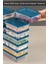 10'lu Buzdolabı Organizer Mikrodalga ve Difrize Uygun Saklama Kabı Petrol 4 x 1170 ml - 6 x 600ML 4