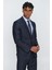 Lacivert Gabardin Mono Yaka Tek Yırtmaç 4 Drop Comfort Fit Rahat Kesim Basic Takım Elbise 1001230009 2