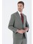 Koyu Bej Desenli Mono Yaka 4 Drop Comfort Fit Rahat Kesim Klasik Takım Elbise 1001235162 1