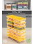 10'lu Buzdolabı Organizer Mikrodalga ve Difrize Uygun Saklama Kabı Sarı 4 x 1170 ml - 6 x 600ML 1