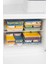 4'lü Buzdolabı Organizer Mikrodalga ve Difrize Uygun Saklama Kabı Sarı 2 x 1170 ml - 2 x 600 ml 5