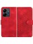 Xiaomi Redmi Için Kılıf Redmi Manyetik Kart Tutucu Geometrik Desen Pu Flip (Yurt Dışından) 1