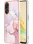 Oppo Oppo 8t 4g Koruma Için Kılıf Yumuşak Tampon Ince Tpu Mermer Desen (Yurt Dışından) 4