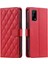 Realme 7 Pro Için Telefon Kılıfı Manyetik El Kayışı Kafes Flip Folio Cüzdan (Yurt Dışından) 1