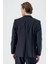 Koyu Lacivert Mono Yaka Yünlü Likralı 6 Drop Comfort Fit Rahat Kesim Klasik Takım Elbise 1001235172 4