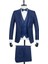 Lacivert Gabardin Mono Yaka Astarlı Yelekli 6 Drop Slim Fit Dar Kesim Smokin Damatlık 1001195166 1