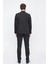 Siyah Desenli Armürlü Mono Yaka Astarlı Yelekli 6 Drop Slim Fit Dar Kesim Smokin Damatlık 1001220201 5