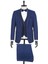 Lacivert Gabardin Mono Yaka Astarlı Yelekli 6 Drop Slim Fit Dar Kesim Smokin Damatlık 1001190166 1