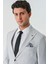 Gri Örme Kırlangıç Yaka 6 Drop Slim Fit Dar Kesim Klasik Takım Elbise 1001240112 5