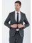 Siyah Desenli Mono Yaka 6 Drop Comfort Fit Rahat Kesim Klasik Takım Elbise 1001235163 3