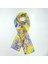 Paredora Floral Limon Pembe Hippi Fular 1