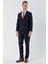 Lacivert Gabardin Kırlangıç Yaka 6 Drop Slim Fit Dar Kesim Basic Takım Elbise 1001240011 4