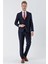 Lacivert Gabardin Kırlangıç Yaka 6 Drop Slim Fit Dar Kesim Basic Takım Elbise 1001240011 5