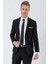 Siyah Gabardin Kırlangıç Yaka Astarlı 6 Drop Slim Fit Dar Kesim Basic Takım Elbise 1001235011 2