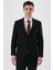 Siyah Kırlangıç Yaka Yünlü Likralı 6 Drop Slim Fit Dar Kesim Klasik Takım Elbise 1001240158 2
