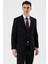Siyah Düz Kırlangıç Yaka Likralı 6 Drop Slim Fit Dar Kesim Klasik Takım Elbise 1001240161 1