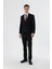 Siyah Düz Kırlangıç Yaka Likralı 6 Drop Slim Fit Dar Kesim Klasik Takım Elbise 1001240161 5