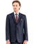 Lacivert Gabardin Kırlangıç Yaka Astarlı 6 Drop Slim Fit Dar Kesim Basic Takım Elbise 1001230011 1