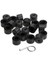 Bijon Kapağı Volkswagen Caddy Golf 5 Golf 6 Jetta Passat Tiguan 20 Adet Kapak Set 1K0601173 2