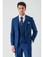 Lacivert Gabardin Kırlangıç Yaka Yelekli 6 Drop Slim Fit Klasik Takım Elbise 1001240187 1