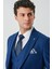 Lacivert Gabardin Kırlangıç Yaka Yelekli 6 Drop Slim Fit Klasik Takım Elbise 1001240187 3