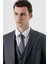 Koyu Füme Kırlangıç Yaka Yelekli 6 Drop Slim Fit Dar Kesim Klasik Takım Elbise 1001235166 2