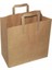 Flat Kraft Kağıt Çanta Karton Hediyelik Poşet Torba - 22X28 Cm. - 30 Adet 1