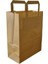 Flat Kraft Kağıt Çanta Karton Hediyelik Poşet Torba - 22X28 Cm. - 30 Adet 2