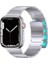 Apple Watch Için Mıknatıslı Çelik Baklalı Kordon 38 mm 40 mm 41 mm Uyumlu 2