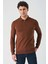 Taba Örme Polo Yaka Klasik Slim Fit Dar Kesim Triko 1012235269 1