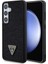 Galaxy S24 Uyumlu Kılıf Guess Lisanslı Taşlı Arka Yüzey Üçgen Logolu Kapak Siyah 2
