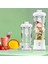 6 Bıçaklı Shake ve Smoothie'ler Için Taşınabilir Blender Blender Mini Blender 20 Oz Mutfak Ev Seyahati Için(C) (Yurt Dışından) 4