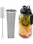 Soğuk Demleme Kahve Makinesi 64OZ Soğuk Demleme Sürahisi, Buzlu Demleme Kahve Için Paslanmaz Çelik Süper Yoğun Filtre Ile, Buzlu Çay-A (Yurt Dışından) 5
