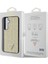 Galaxy S24 Plus Uyumlu Kılıf Guess Lisanslı Taşlı Arka Yüzey Üçgen Logolu Kapak Gold 5