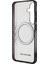 Galaxy S24 Kılıf Amg Lisanslı Magsafe Özellikli Eşkenar Dörtgen Desenli Transparan Kapak Şeffaf 4