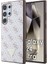 Galaxy S24 Ultra Uyumlu Kılıf Guess Lisanslı Pu Üçgen Logo 4g Desenli Kapak Beyaz 2
