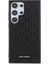 Galaxy S24 Ultra Uyumlu Kılıf Lisanslı Saffiano Monogram Metal Logo Kapak Siyah 1