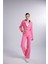 Yüksek Bel Düğmeli Panky Pantolon Pembe 5