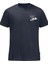 Jack Wolfskin Dıscover T M Erkek Mavi T-Shirt 1809761TR-16459 1