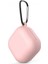 Samsung Galaxy Buds 2 Kılıf Kancalı Mat Silikon Açık Pembe 1
