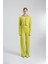 Beli Lastikli Esnek Comfy Pantolon Yeşil 5
