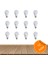 9 W Beyaz LED Ampul (12 Adet) 1